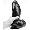 Domestic Partner Gode DP85B Grenadier Noir XL 21 x 9cm